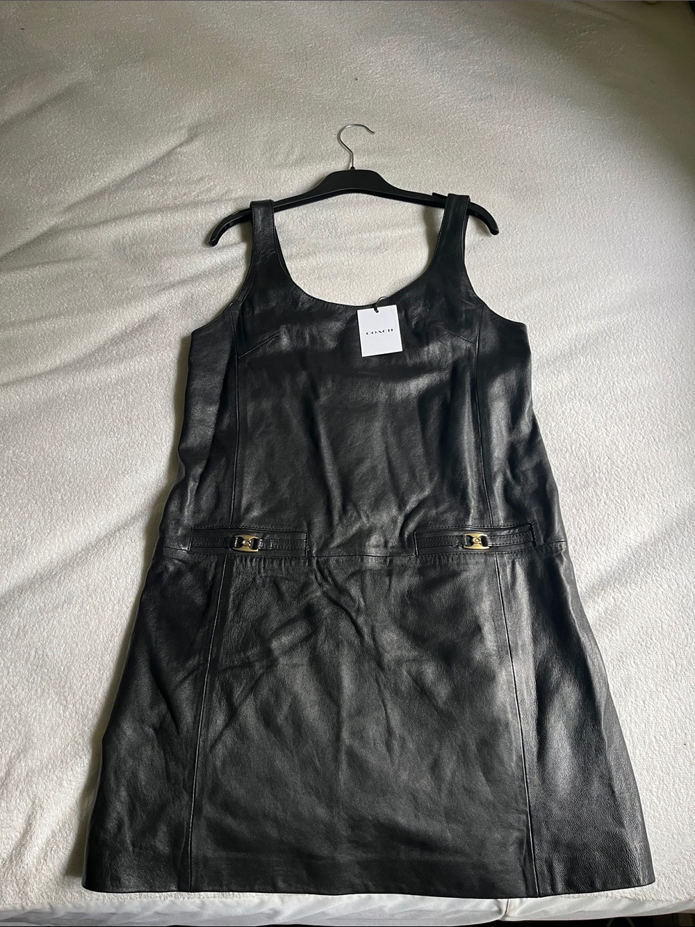 COACH Lamb 🐑 Leather Dress